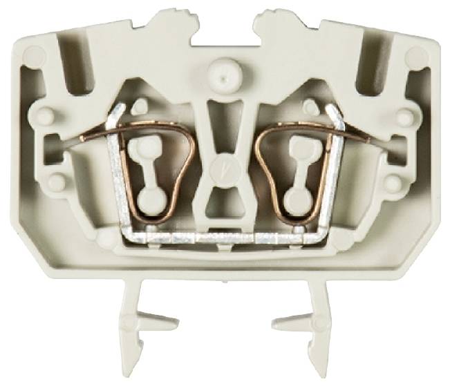 Wieland Electric 55.703.0553.0 Durchgangsklemme Federzuganschluss Grau 100St.