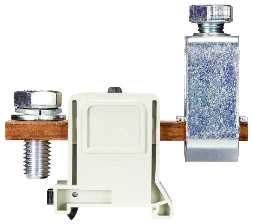 Wieland Electric 56.399.0255.0 Durchgangsklemme Schrauben Grau 10St.