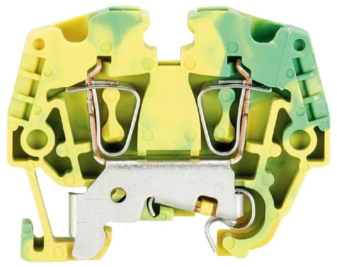 Wieland Electric 55.703.9053.0 Schutzleiterklemme Federzuganschluss Grün-Gelb 100St.