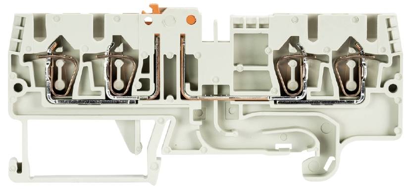 Wieland Electric 56.703.5555.0 Messertrennklemme Federzuganschluss Grau 100St.