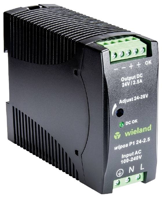 Wieland Electric 81.000.6120.0 Schaltnetzteil 24V 2.5A 60W Inhalt 1St.
