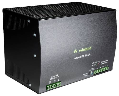 Wieland Electric 81.000.6150.0 Schaltnetzteil 24 V 20 A 480 W Inhalt 1 St.