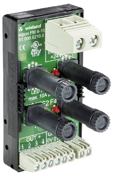 Wieland Electric 81.000.6210.0 Sicherungsmodul 24V Inhalt 1St.