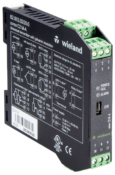 Wieland Electric cores C2 M-A 82.003.0200.0 Trennverstärker 1St.