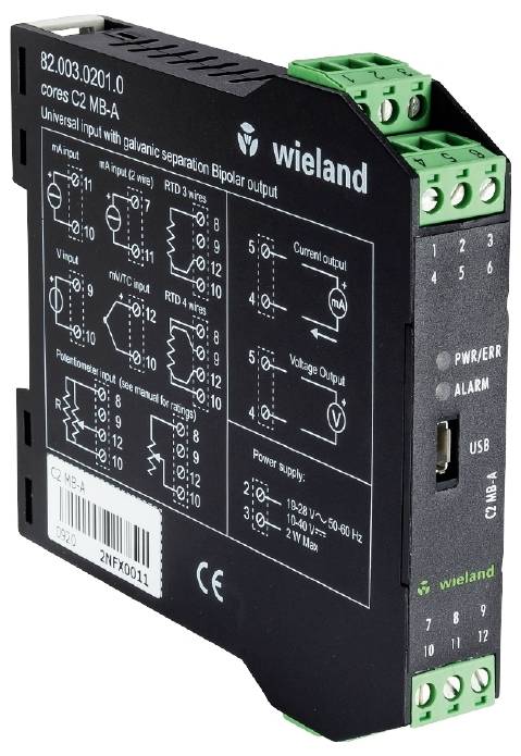 Wieland Electric cores C2 MB-A 82.003.0201.0 Trennverstärker 1St.