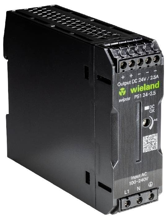 Wieland Electric 81.000.6520.0 Schaltnetzteil 24V 2.5A 60W Inhalt 1St.