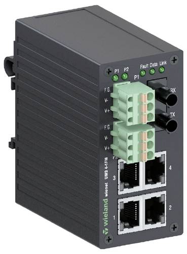 Wieland Electric 83.040.0002.0 WIENET UMS 4-1FM Netzwerk Switch