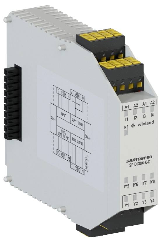 Wieland Electric R1.190.1060.0 SP-DIO84-K-C DC 24V I/O-Modul Federkraftklemme