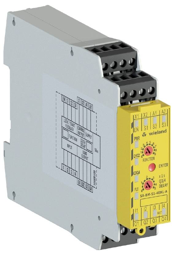 Wieland Electric Steuerbaustein SA-BM-S1-4EKL-A 5s DC 24V (B x H) 22.5mm x 96.5mm 1St.