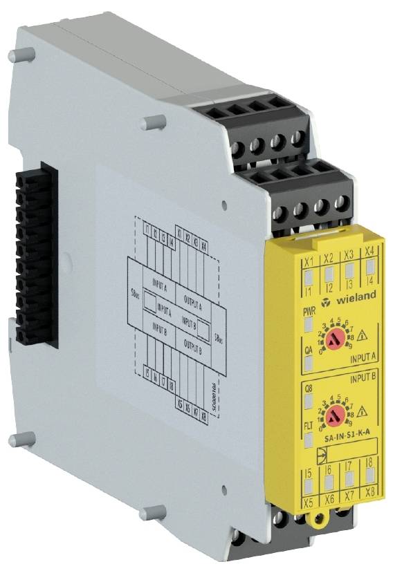 Wieland Electric R1.180.0070.0 SA-IN-S1-K-A DC 24V I/O-Modul Schraubklemme