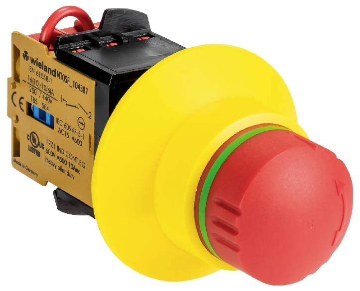 Wieland Electric SNH 1122 Not-Aus-Taster 2 Öffner IP65 1St.