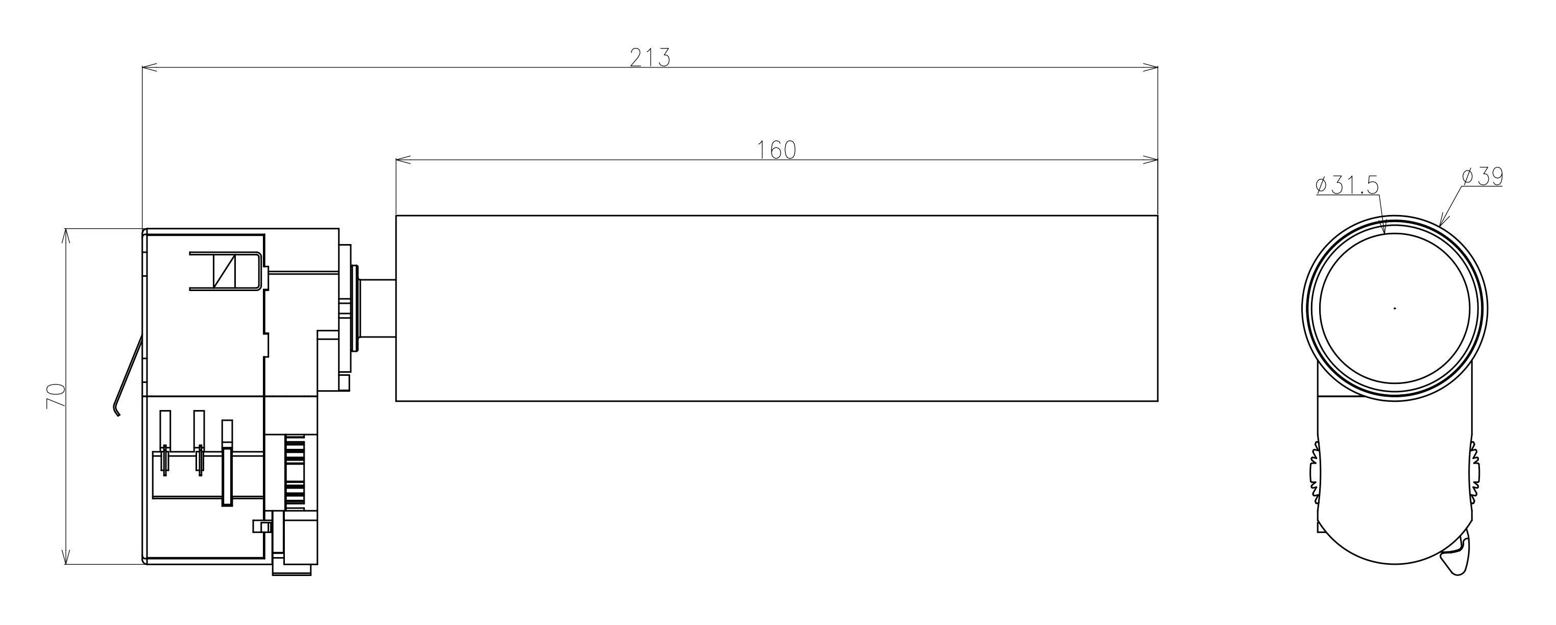 Deko Light Slim LED-Schienenstrahler 3phasig 5W LED Schwarz