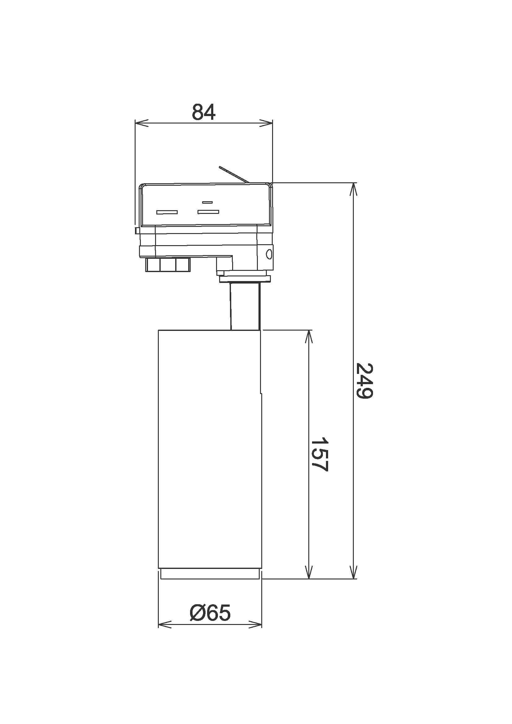 Deko Light Lucea LED-Schienenstrahler 3phasig 10 W LED Weiß