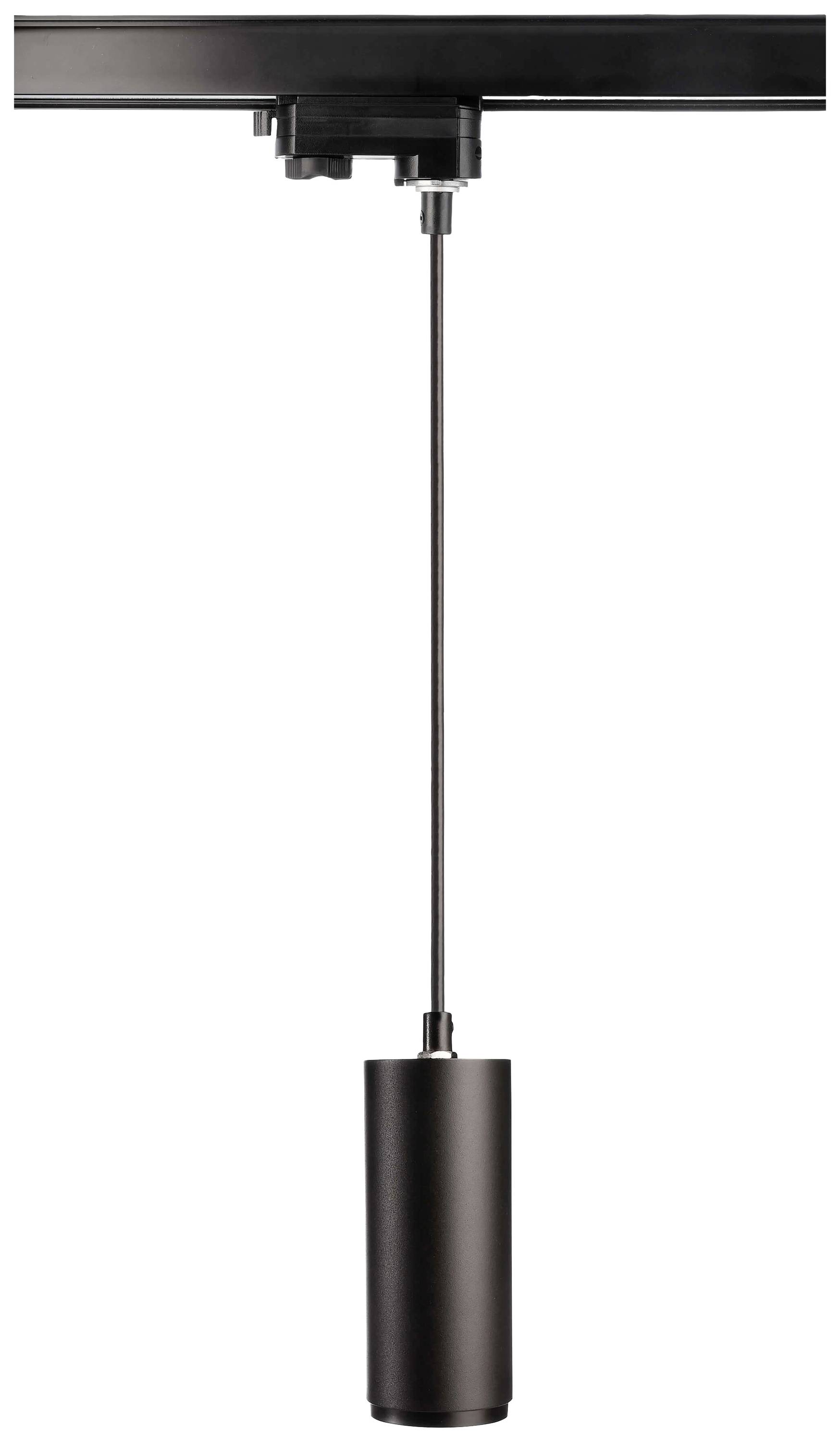 Deko Light Lucea LED-Pendelleuchte 3phasig 10 W LED Schwarz