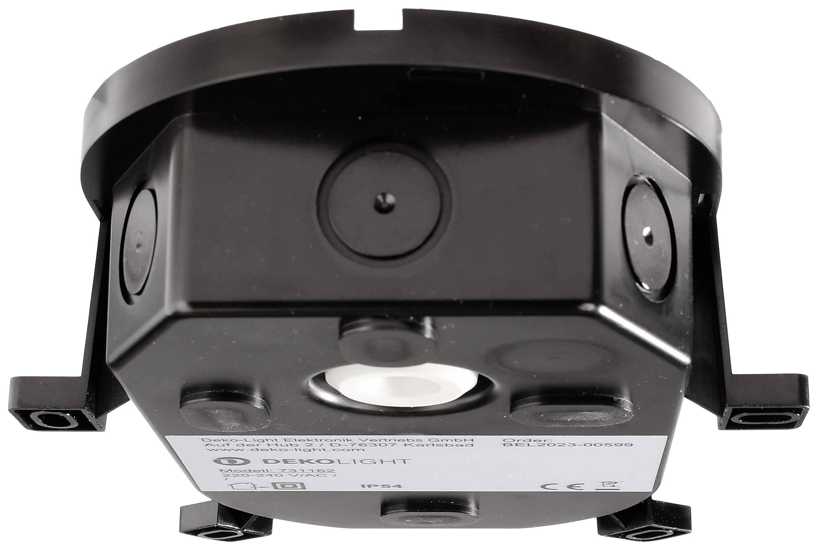 Deko Light Sotano 731162 Deckenleuchte, Wandaufbauleuchte 4.5 W, 7.5W LED Schwarz