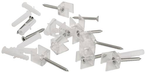 Deko Light 930846 Montageklammer Silikon (L x B x H) 11.2 x 12.9 x 14.3mm 10St.