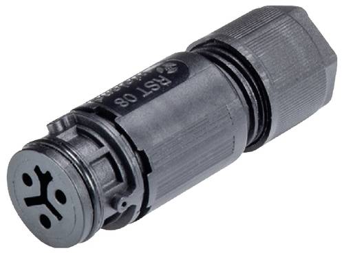 Wieland Micro Steckverbinder RST08I3 S B1 ZR1 H SW 3-polig Buchsenteil Kodierung schwarz Gehäuse schwarz