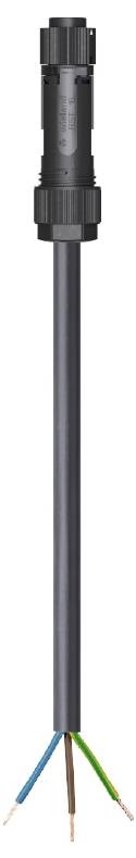 Wieland Electric 46.433.1003.1 Anschlussleitung Schwarz