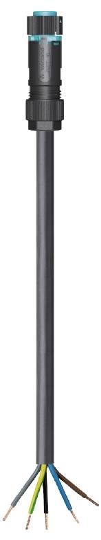 Wieland Electric 46.453.5063.6 Anschlussleitung Schwarz