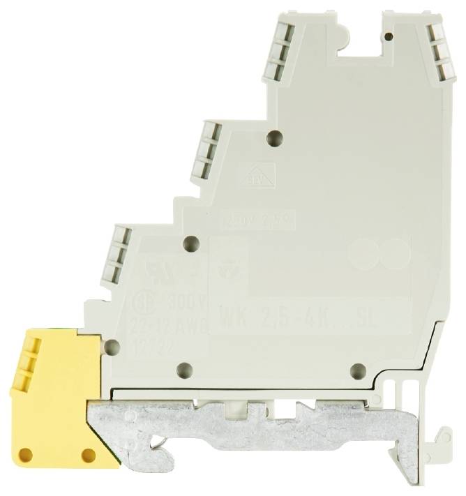 Wieland Electric 56.503.7355.0 Initiatorenklemme Schrauben Grau 100St.