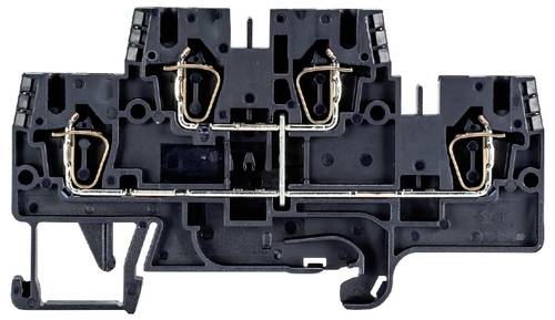 Wieland Electric 56.703.6955.1 Installationsetagenklemme Federzuganschluss Schwarz 100 St.