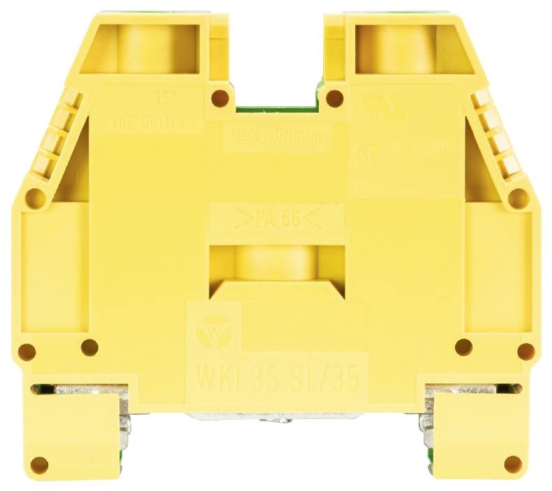 Wieland Electric 56.535.9255.0 Schutzleiterklemme Schrauben Grün-Gelb 20St.