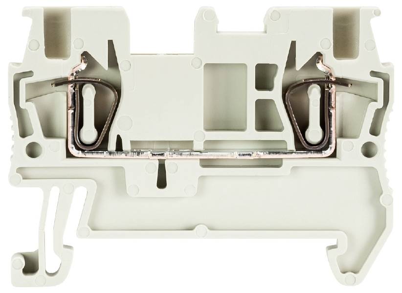 Wieland Electric 56.702.0053.0 Durchgangsklemme Federzuganschluss Grau 50St.