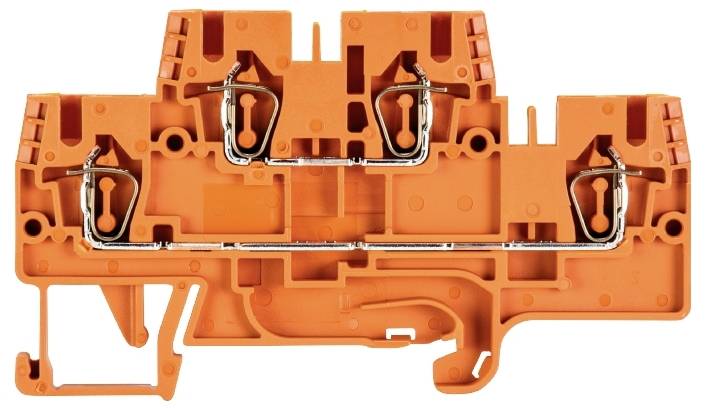 Wieland Electric 56.703.7555.9 Installationsetagenklemme Federzuganschluss Orange 100St.