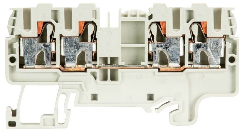 Wieland Electric 56.203.5155.0 Durchgangsklemme Schrauben Grau 100St.