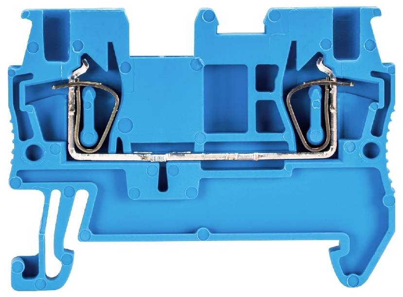 Wieland Electric 56.702.0053.6 Durchgangsklemme Federzuganschluss Blau 50 St.