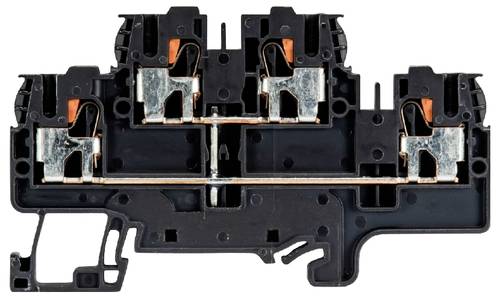 Wieland Electric 56.203.6955.1 Installationsetagenklemme Federzuganschluss Schwarz 100 St.