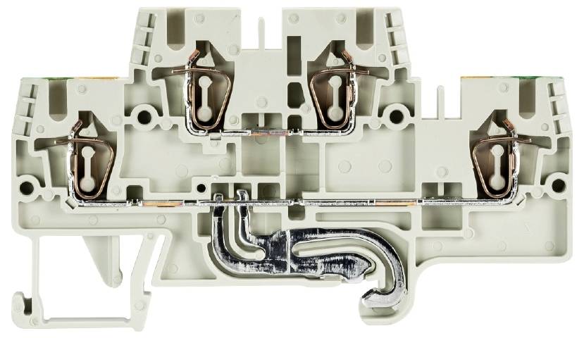 Wieland Electric 56.703.7855.0 Installationsetagenklemme Federzuganschluss Grau 100St.