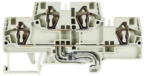 Wieland Electric 56.704.7855.0 Installationsetagenklemme Federzuganschluss Grau 100 St.