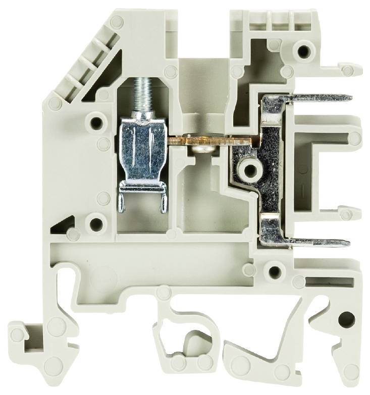 Wieland Electric 57.503.2055.0 Durchgangsklemme Schrauben Grau 100St.