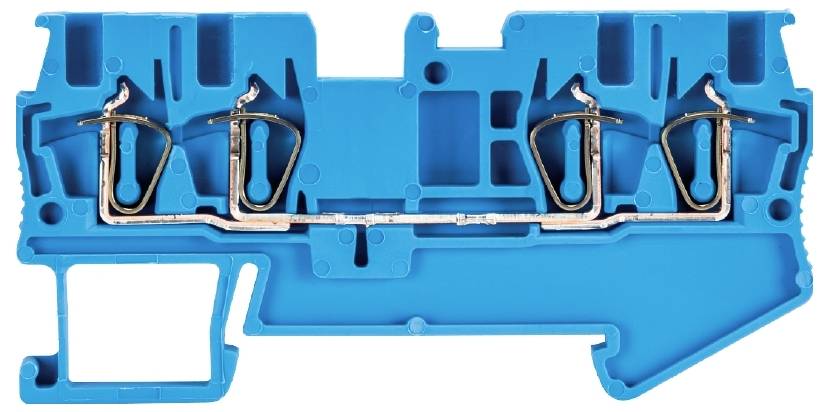 Wieland Electric 56.702.5153.6 Durchgangsklemme Federzuganschluss Blau 50St.