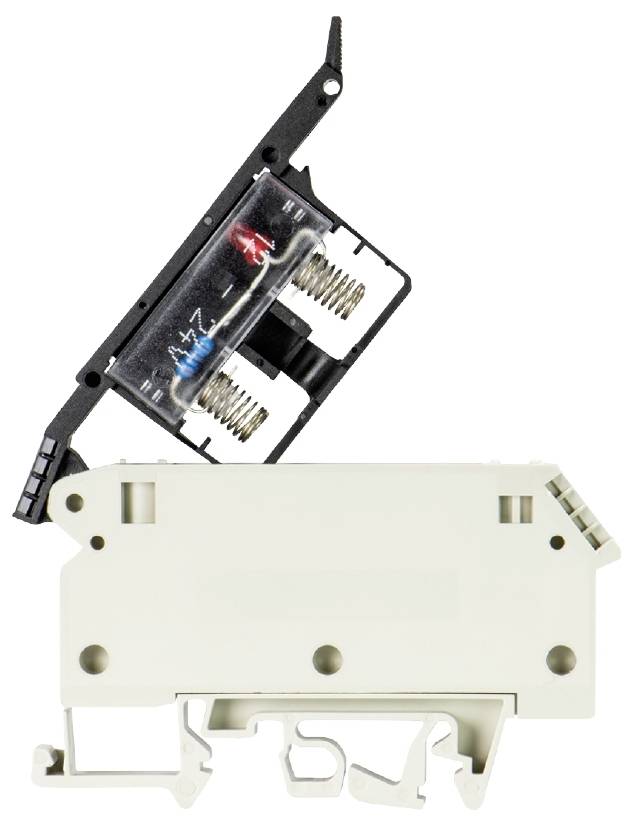 Wieland Electric 57.904.5555.0 Sicherungsklemme Schrauben Grau 50St.