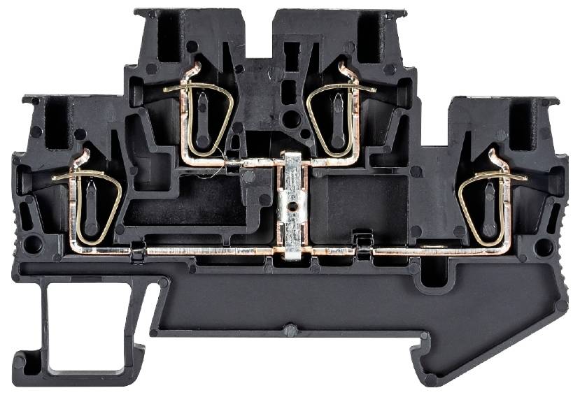 Wieland Electric 56.702.6953.1 Installationsetagenklemme Federzuganschluss Schwarz 50St.