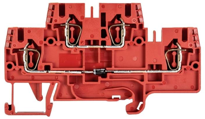 Wieland Electric 56.703.8355.5 Installationsetagenklemme Federzuganschluss Rot 100St.