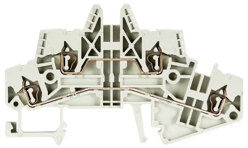 Wieland Electric 56.702.7053.0 Installationsetagenklemme Federzuganschluss Grau 100St.