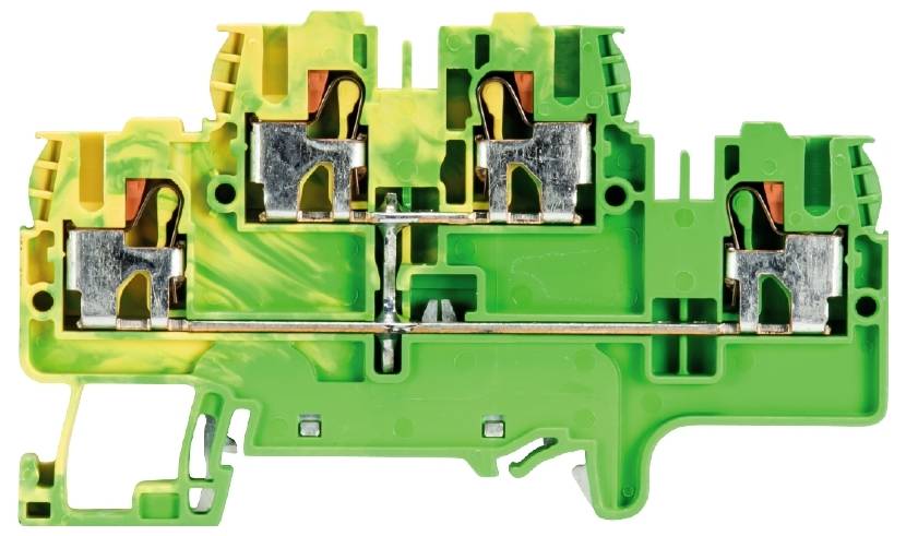 Wieland Electric 56.203.8955.0 Schutzleiterklemme Grün-Gelb 100St.