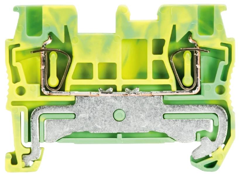 Wieland Electric 56.702.9053.0 Schutzleiterklemme Federzuganschluss Grün-Gelb 50St.