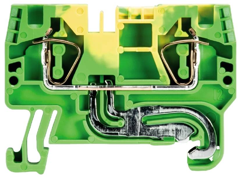 Wieland Electric 56.704.9055.0 Schutzleiterklemme Federzuganschluss Grün-Gelb 100St.