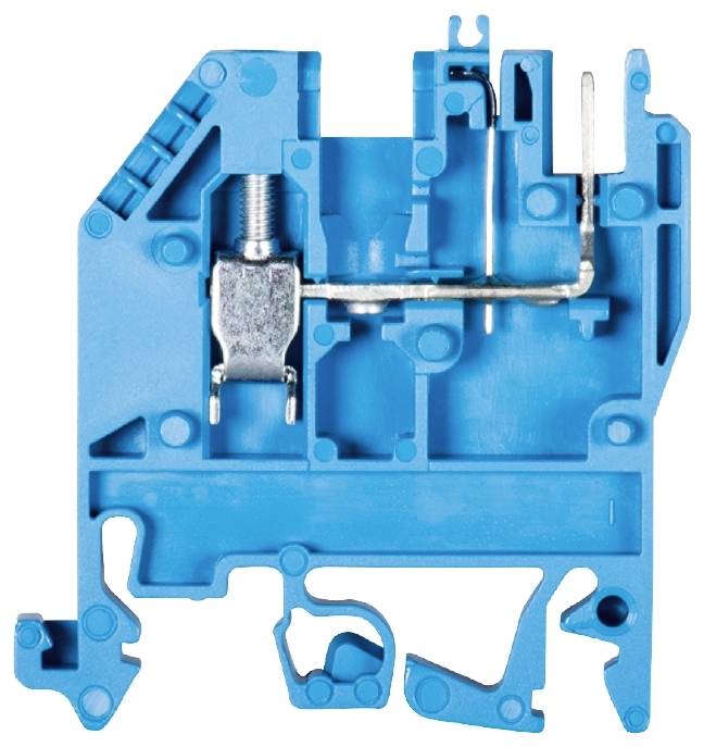 Wieland Electric 57.503.3055.6 Durchgangsklemme Federzuganschluss, Schrauben Blau 50St.