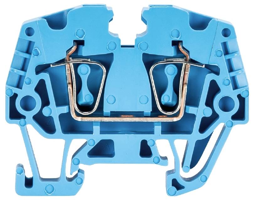 Wieland Electric 56.703.0053.6 Durchgangsklemme Federzuganschluss Blau 100St.