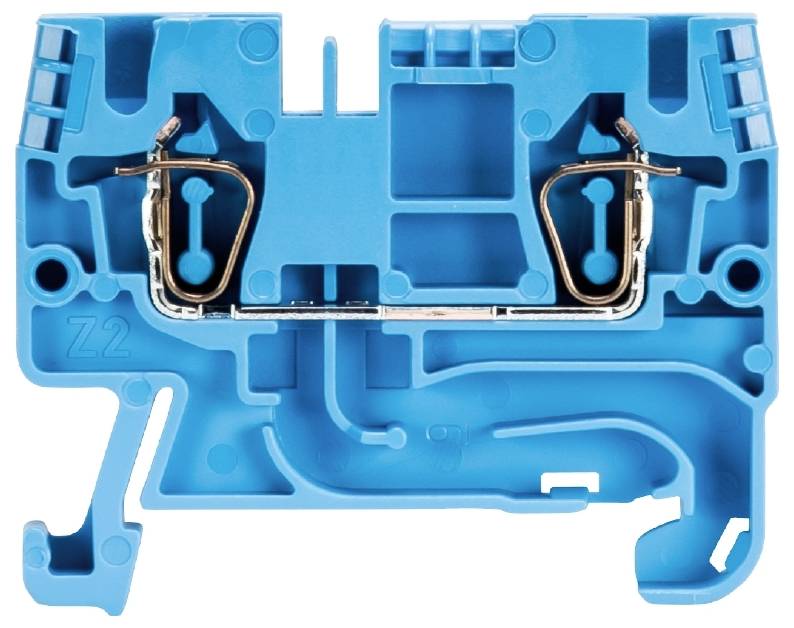 Wieland Electric 56.703.0055.6 Durchgangsklemme Federzuganschluss Blau 100St.