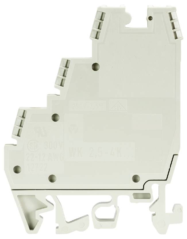 Wieland Electric 57.503.7955.0 Initiatorenklemme Schrauben Grau 100St.