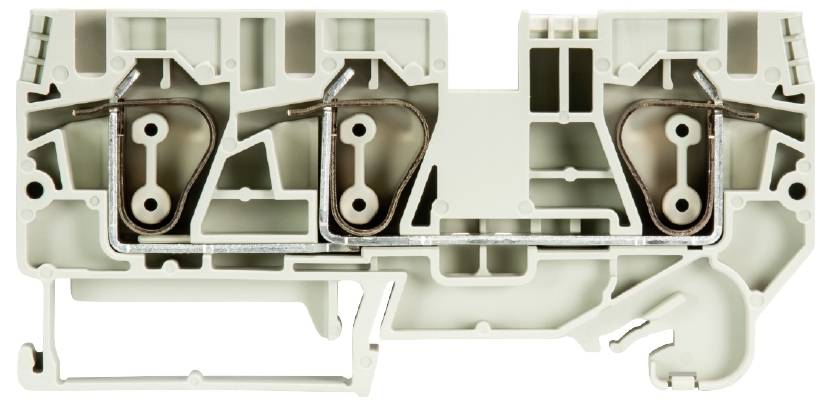 Wieland Electric 56.706.5055.0 Durchgangsklemme Federzuganschluss Grau 50St.