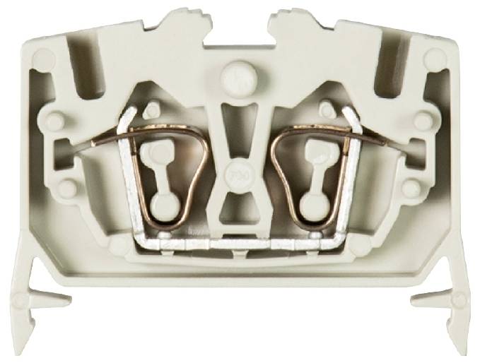 Wieland Electric 56.703.0553.0 Durchgangsklemme Federzuganschluss Grau 100St.