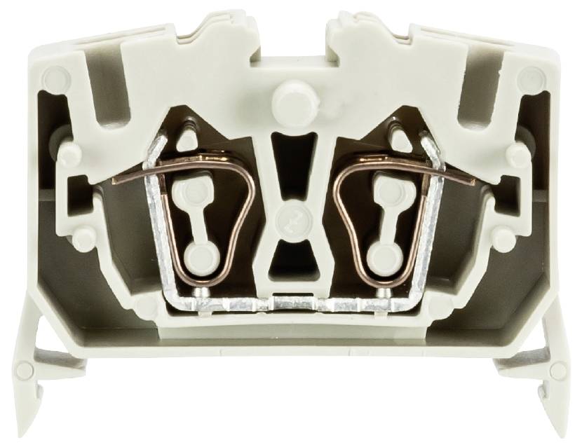 Wieland Electric 56.703.1053.0 Durchgangsklemme Federzuganschluss Grau 100St.