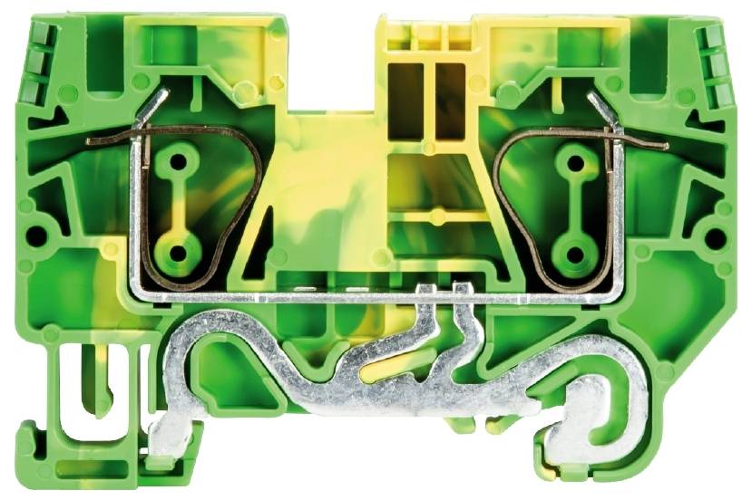 Wieland Electric 56.706.9055.0 Schutzleiterklemme Federzuganschluss Grün-Gelb 50St.